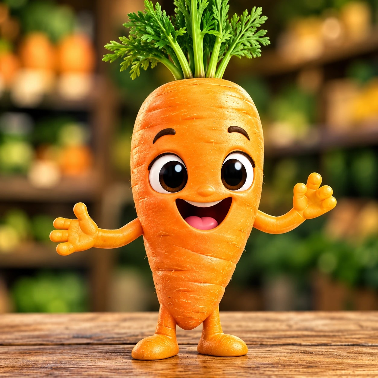 Mascotte Carotte