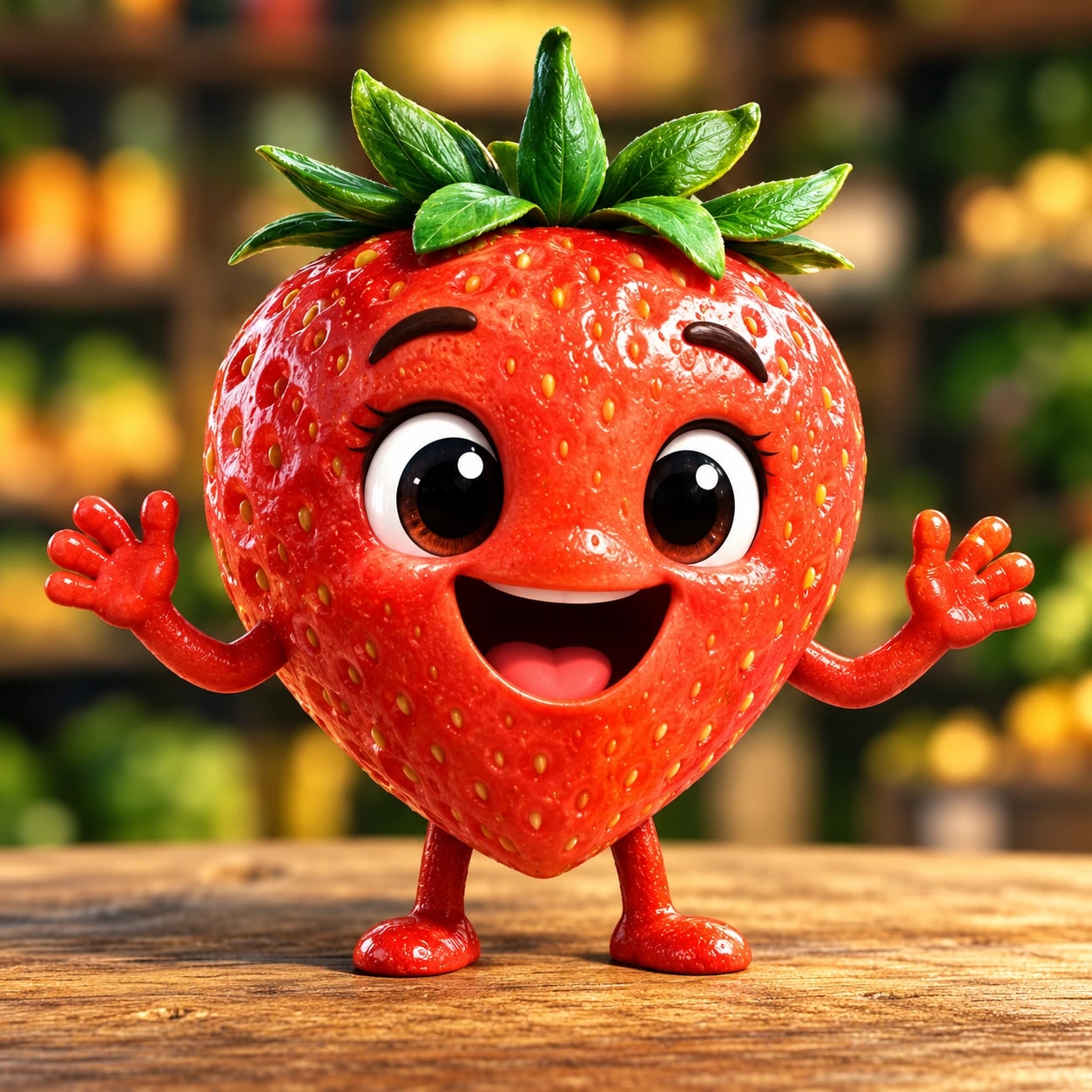 Mascotte Fraise