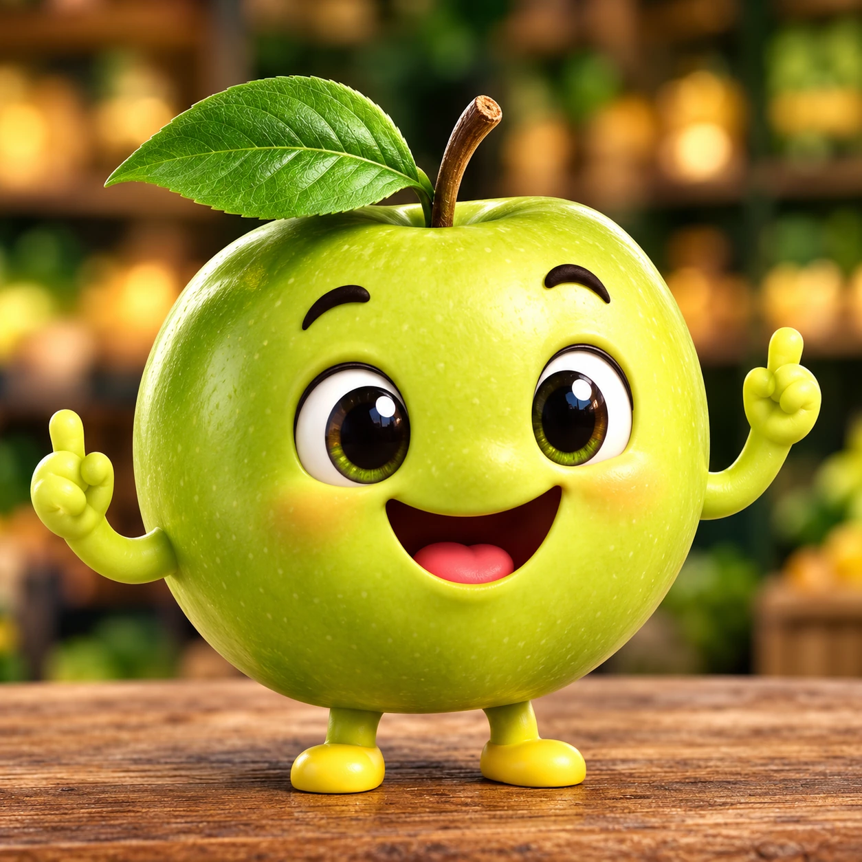 Personnage POWER Pomme Pink Lady